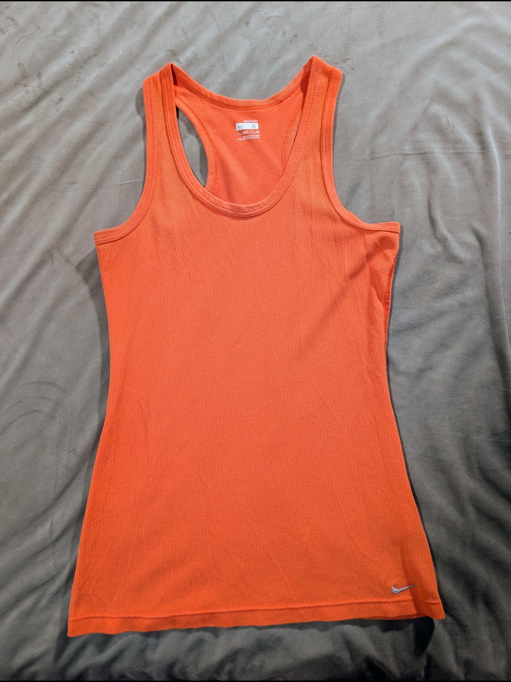Nike Women’s Orange Racerback Tank Top